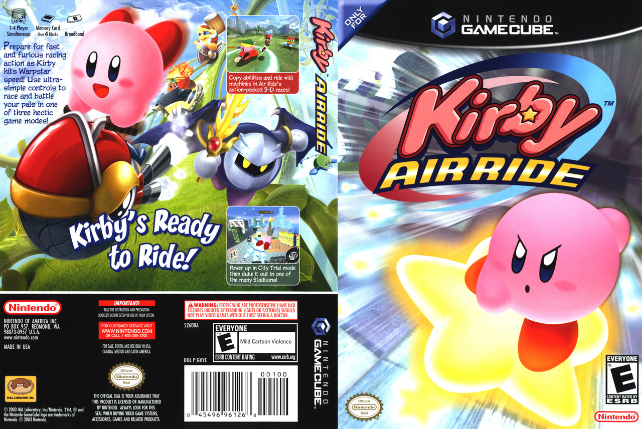 USED* GC KIRBY AIR RIDE (COVER ART ONLY) (#492611376399) - LEVEL UP VIDEO  GAMES