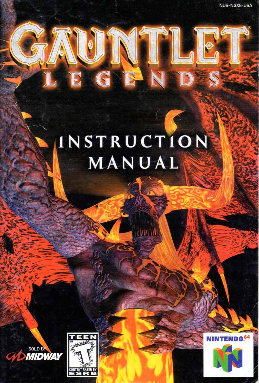 USED* N64 GAUNTLET LEGENDS (MANUAL ONLY) (#478104528872) - LEVEL