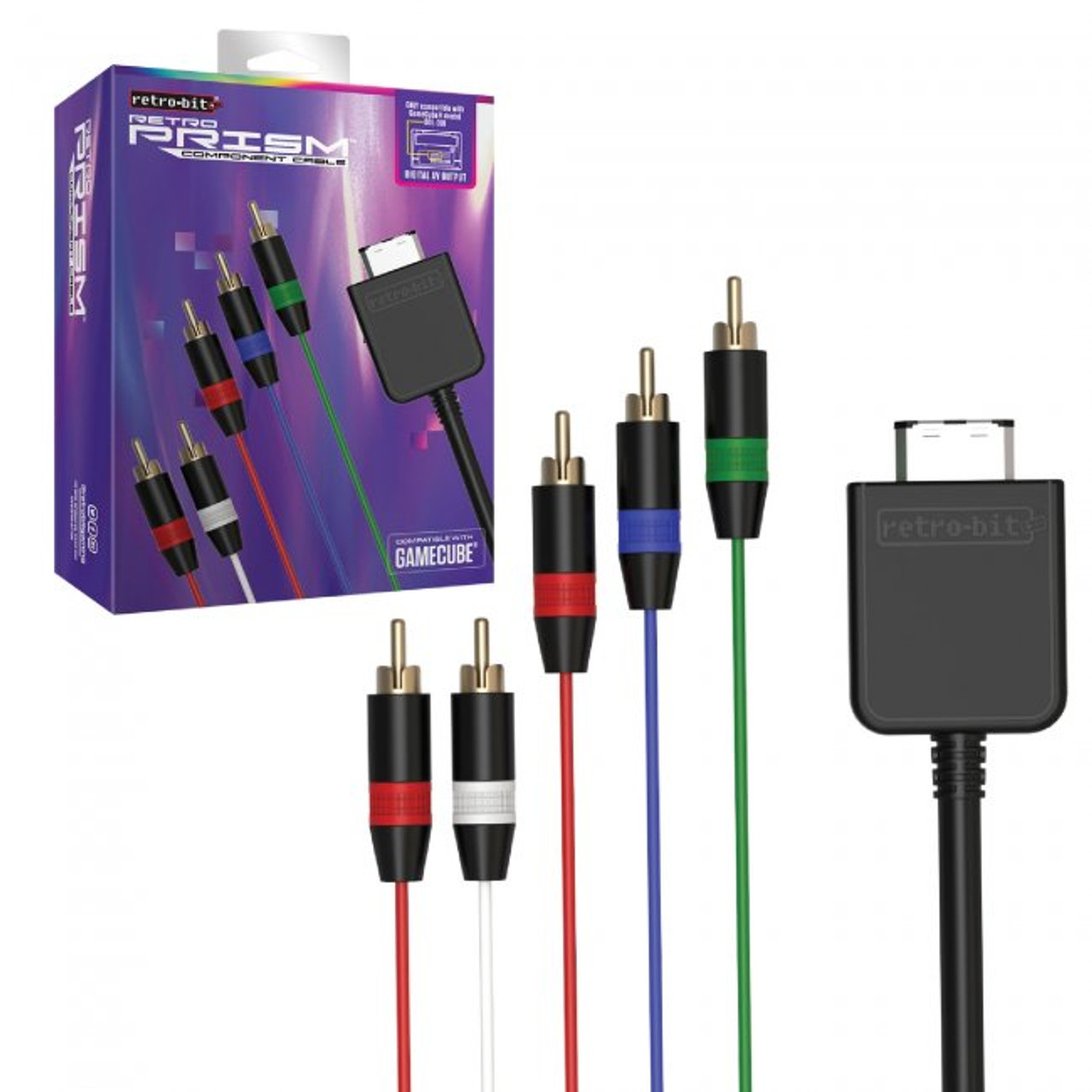 GAMECUBE RETRO PRISM COMPONENT CABLE (849172013971) LEVEL UP VIDEO GAMES