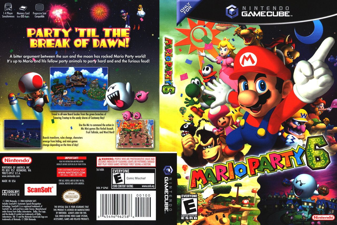 USED* GC MARIO PARTY 6 (BOX & MANUAL ONLY) (#471864060705