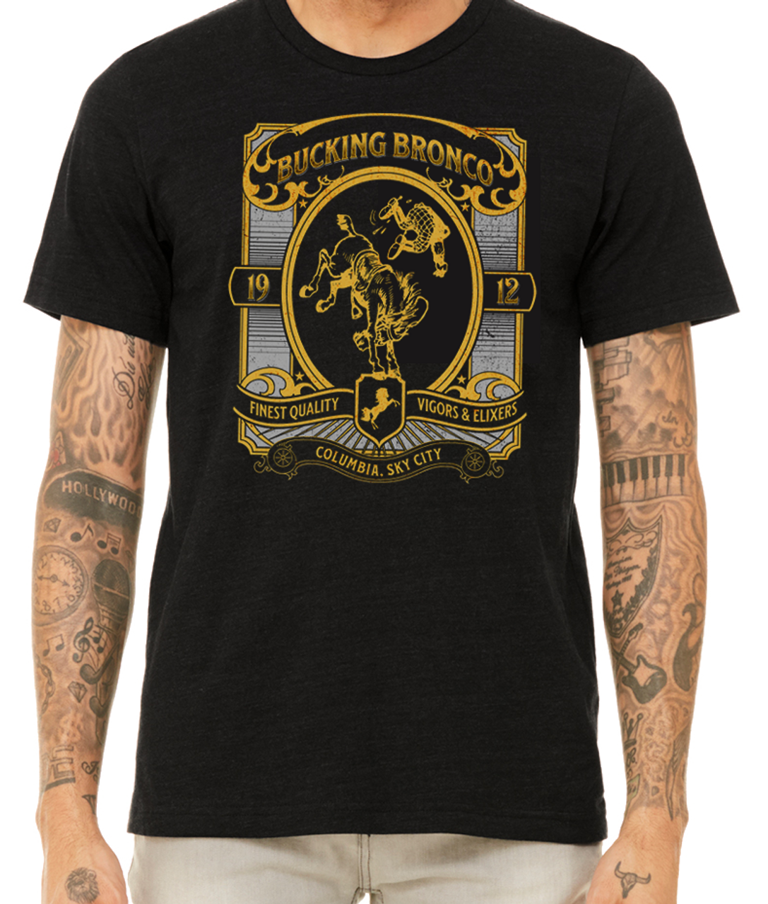 Bucking Bronco TShirt by Jerry Level Up Video Games Bucking Bronco TShirt by Jerry Level Up Video Games