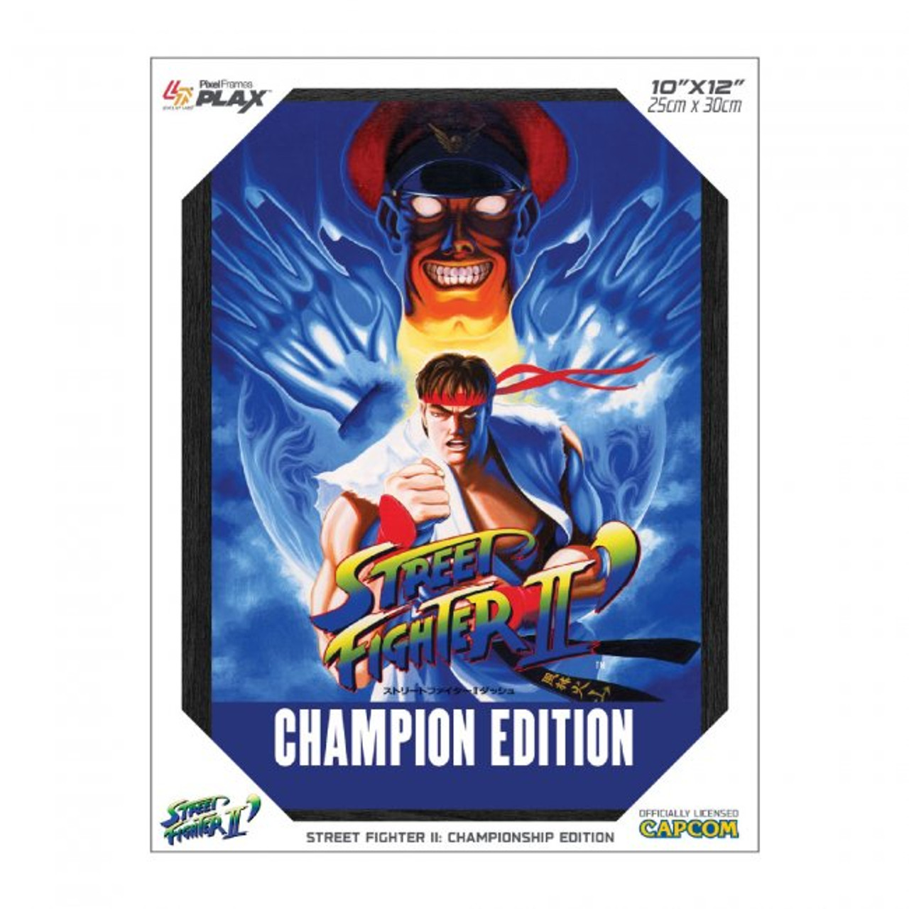 STREET FIGHTER II CHAMPION EDITION 10X12 FRAMED LENTICULAR