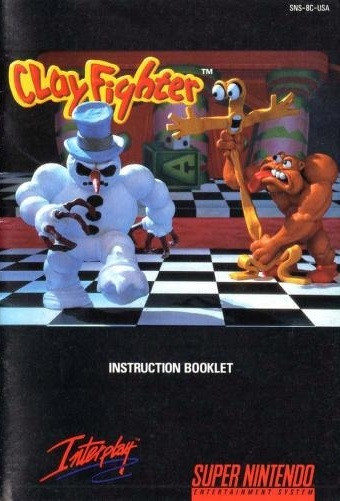 USED* SNES CLAY FIGHTER (MANUAL ONLY) - LEVEL UP VIDEO GAMES