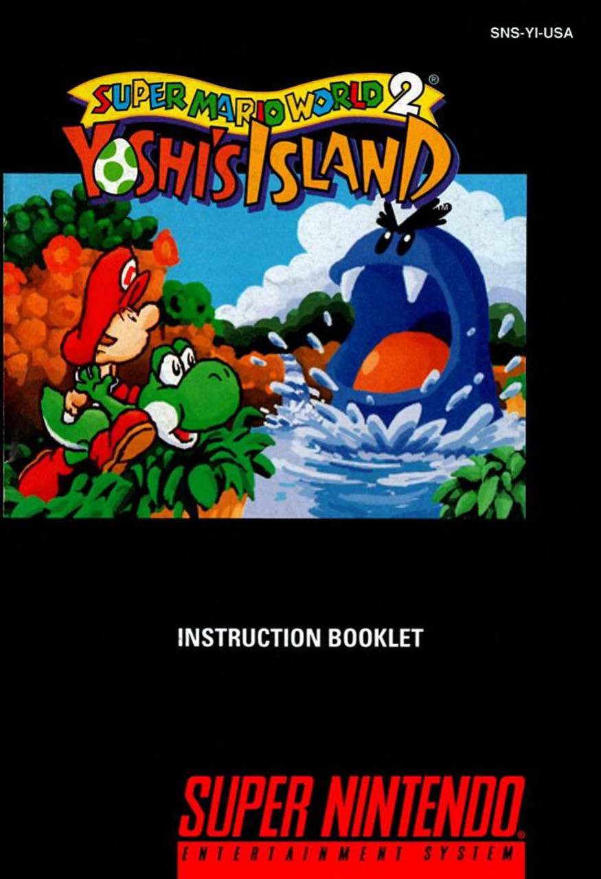 USED* SNES MARIO WORLD 2 YOSHI'S ISLAND (MANUAL ONLY