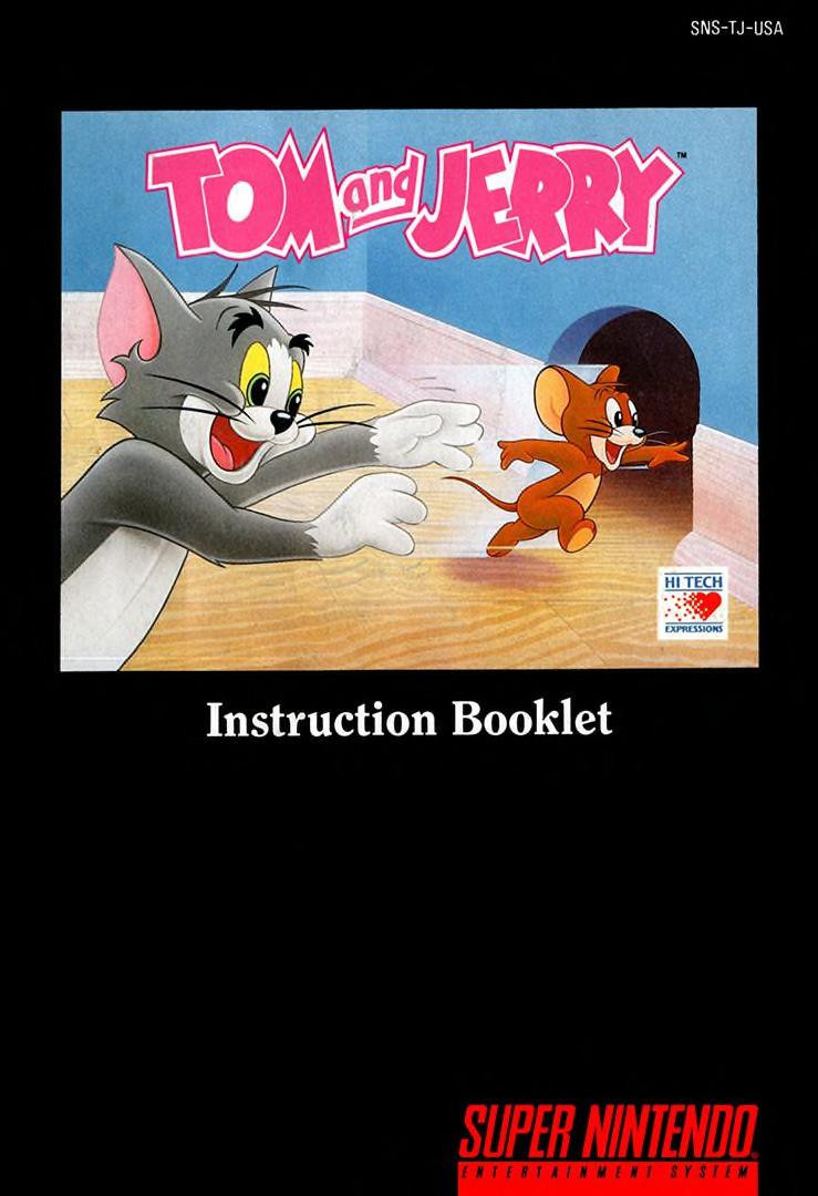 USED* SNES TOM AND JERRY (MANUAL ONLY) - LEVEL UP VIDEO GAMES