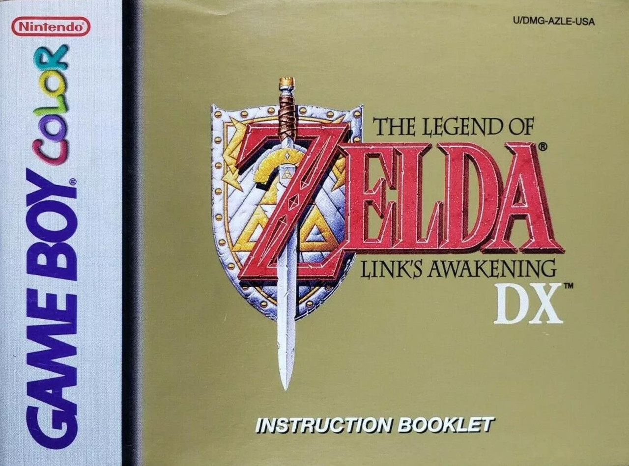 USED* GBC LEGEND OF ZELDA LINKS AWAKENING DX (MANUAL ONLY