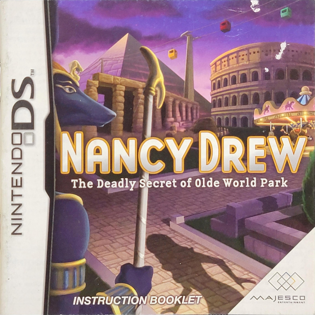 USED* DS NANCY DREW DEADLY SECRET OF OLDE WORLD PARK (MANUAL ONLY