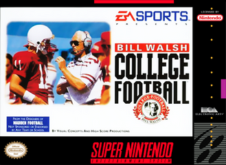 *USED* BILL WALSH COLLEGE FOOTBALL (#014633072976)