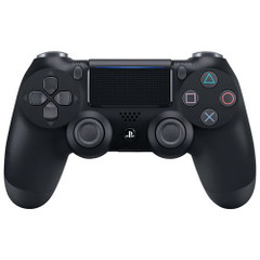 PS4 BLACK DUALSHOCK CONTROLLER (#711719504306)