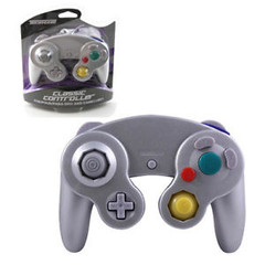 GAMECUBE SILVER TEKNOGAME GAMECUBE CONTROLLER (#722267833572)