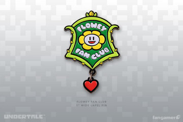 FLOWEY FAN CLUB LAPEL PIN (#478590271665)