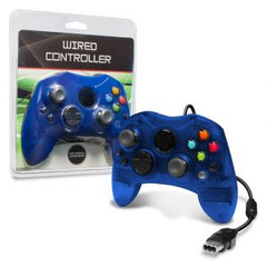XBOX BLUE ORIGINAL XBOX WIRED CONTROLLER (#813048012313)
