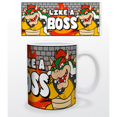BOWSER LIKE A BOSS MUG W/ GIFTBOX (#638211717105)