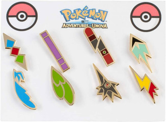 POKEMON GYM BADGE GEN 5 PIN SET (#418301724998)