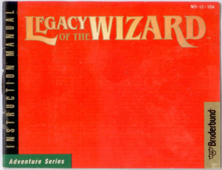 *USED* NES LEGACY OF THE WIZARD (MANUAL ONLY)