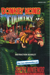 *USED* SNES DONKEY KONG COUNTRY (MANUAL ONLY)