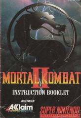 *USED* SNES MORTAL KOMBAT II (MANUAL ONLY)