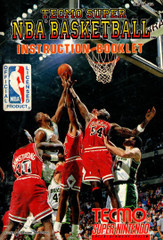 *USED* SNES TECMO SUPER NBA BASKETBALL (MANUAL ONLY)