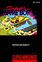 *USED* SNES SUPER GAMEBOY (MANUAL ONLY)