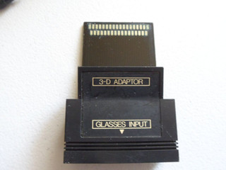 *USED* SEGA MASTER SYSTEM 3D GLASSES ADAPTER (#491076399448)