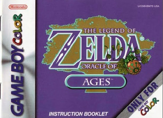 *USED* GBC LEGEND OF ZELDA ORACLE OF AGES (MANUAL ONLY) (#490349752751)