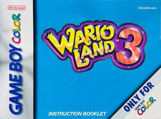 *USED* GBC WARIO LAND 3 (MANUAL ONLY) (#427192576630)