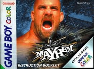 *USED* GBC WCW MAYHEM (MANUAL ONLY) (#473651290616)