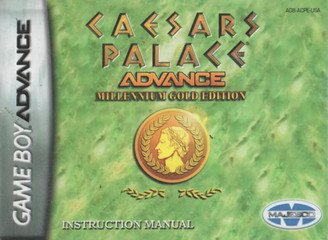 *USED* GBA CAESARS PALACE MILLENNIUM GOLD EDITION (MANUAL ONLY) (#449924716503)