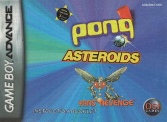 *USED* GBA PONG & ASTEROIDS (MANUAL ONLY) (#478649355063)