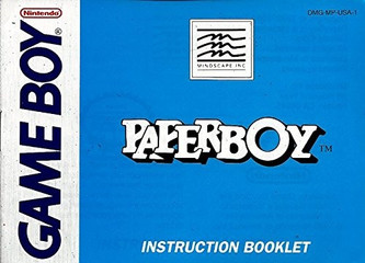 *USED* GB PAPERBOY (MANUAL ONLY) (#487074256074)