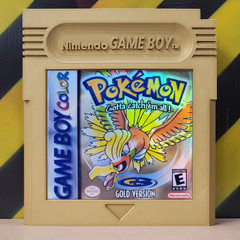 POKEMON GOLD WALL DISPLAY CARTRIDGE (#430684002784)