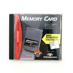 *USED* PS1 PERFORMANCE PLAYSTATION 1 MEMORY CARD HOLDER  (#457548771860)