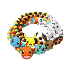 POKEMON 5 CHARACTER STRETCHY BEADED BRACELET SET (#198422742032)