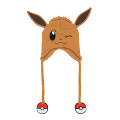EEVEE  BROWN LAPLANDER KNIT CAP (#198996422736)