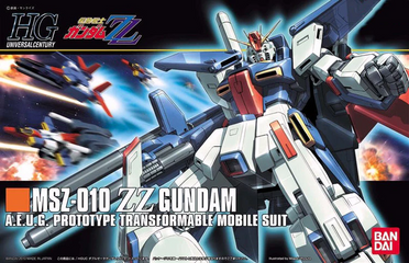 GUNPLA HGUC MSZ-010 ZZ GUNDAM (#4573102579546)