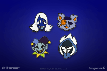 DELTARUNE CHARACTER PIN SET 2 (#465143159594)