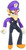 WALUIGI 13" PLUSH (#819996014225)