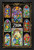 ZELDA STAINED GLASS 11X17 GEL COATED FRAMED PRINT (#455829883790)