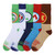 SUPER MARIO ICONS 5 PAIR CREW SOCKS (#198422969675)