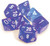 NEBULA POLYHEDRAL AURA/WHITE LUMINARY 7 DICE SET (#601982046170)