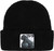 GODZILLA MONSTER PATCH BLACK CUFF BEANIE (#198422608048)
