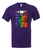 GAMING PRIDE FLAG PURPLE T-SHIRT