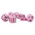SPECKLED POLYHEDRAL PINK 7 DICE SET (#601982076009)