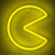 PAC-MAN WALL MOUNTABLE LED NEON LIGHT (#5056577726589)