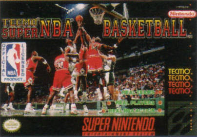 *USED* TECMO SUPER NBA BASKETBALL (#001846090009)