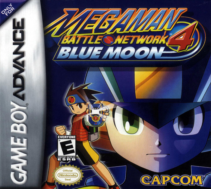 *USED* MEGAMAN BATTLE NETWORK 4 BLUE MOON [E] (#013388280230)