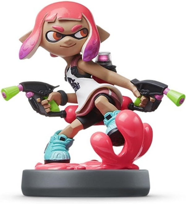 *USED* AMIIBO INKLING GIRL PINK (#420406357278)