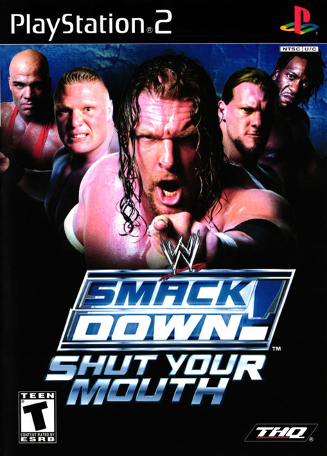 *USED* WWE SMACKDOWN SHUT YOUR MOUTH [T] (#752919460214)