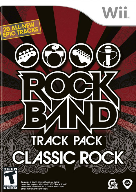 *USED* ROCK BAND TRACK PACK CLASSIC ROCK [T] (#014633191752)
