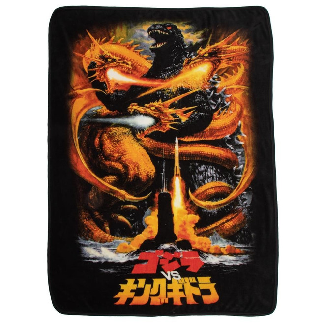 GODZILLA FLEECE THROW (#013244314215)
